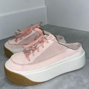 UGG Women's EZ-Duzzit Mule platform sneakers "Teacup Rose" size 6